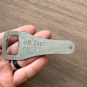 Vintage 1940&#39;s Old Topper Ale-Beer Bottle Opener Rochester Brewing Rochester Ny