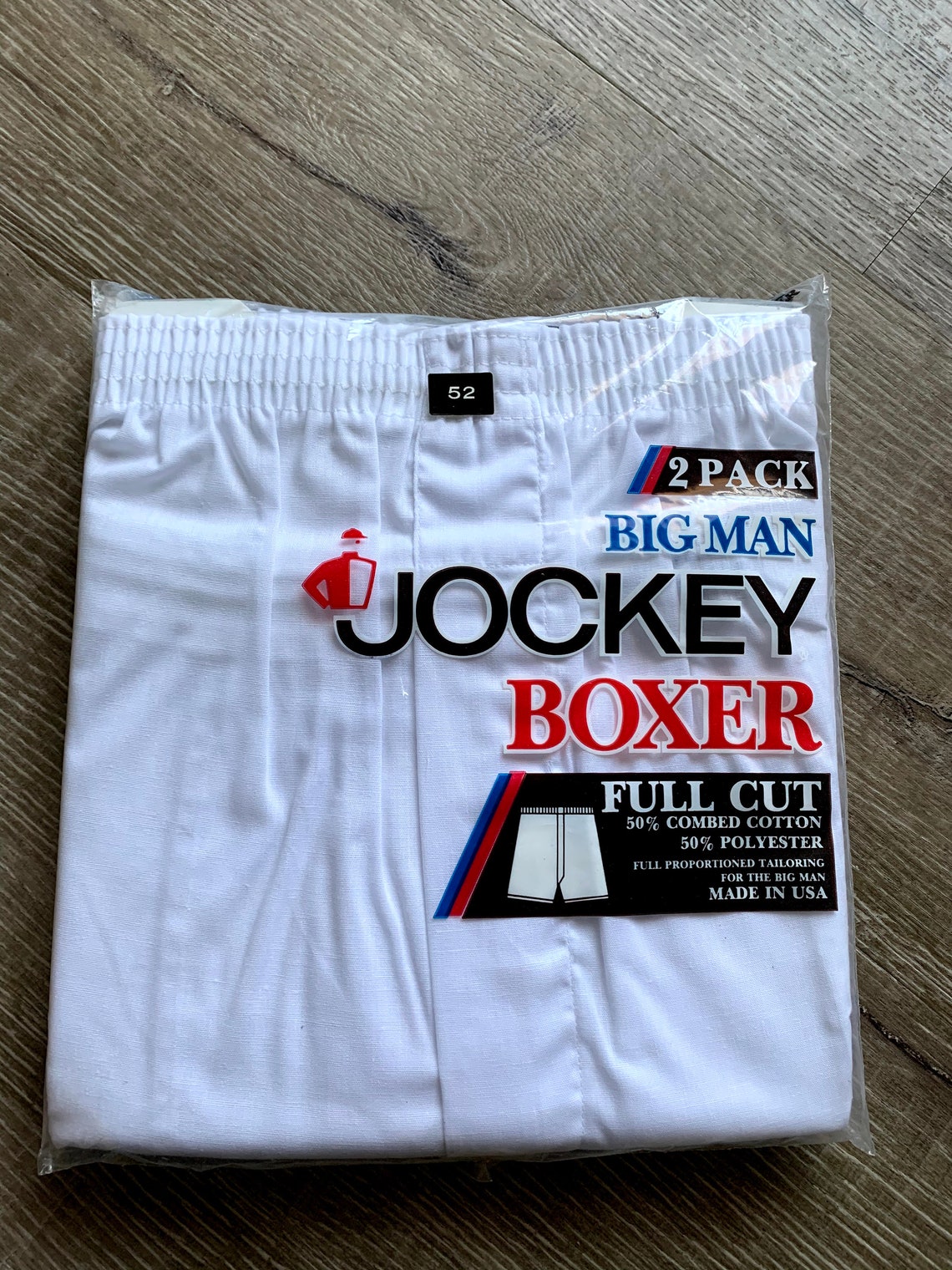 Vintage Jockey BIG MAN Boxer shorts Underwear Full Cut Sealed Etsy