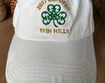 2017 U.S. Open Erin Hills Golf Hat White Strapback Cap USGA Member Official Tour 2017 US Open Erin Hills Hat Cap White Strap Back Golf USGA  main image 2