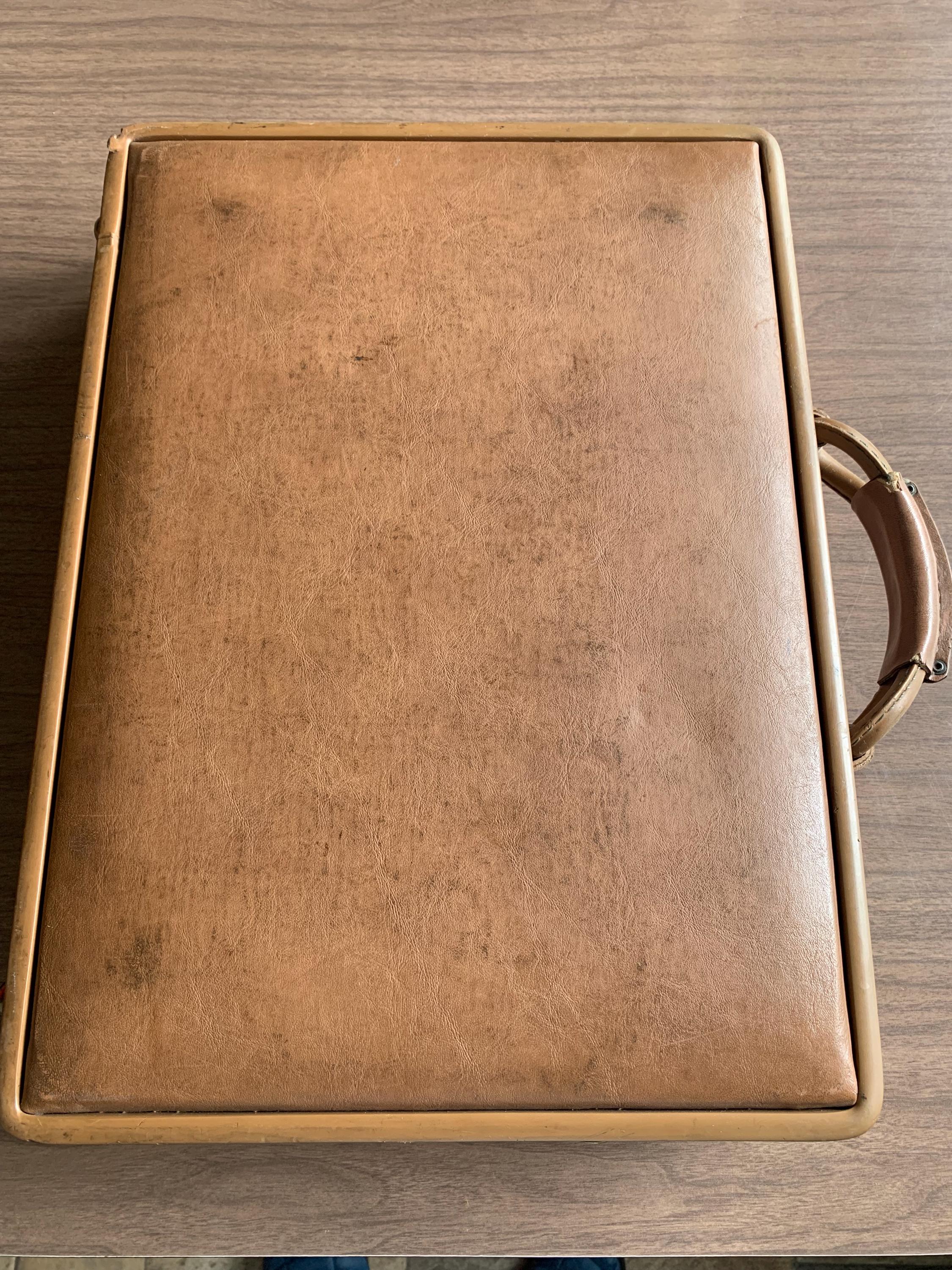 Vintage Hartmann Brown Leather Attache Briefcase With KEYS - Etsy display picture 1