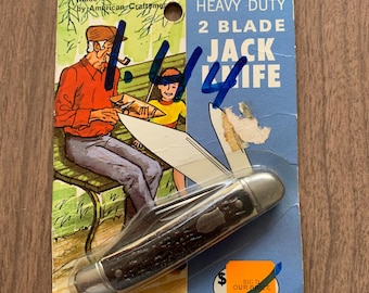 Vintage Colonial #23 2 Blade Pocket Knife 1972 Sealed Original