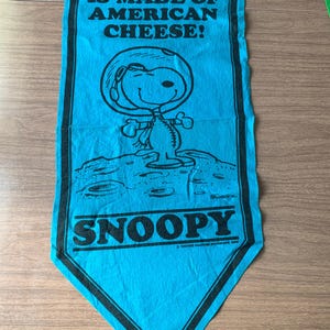 Vintage Peanuts Felt Banner - Etsy