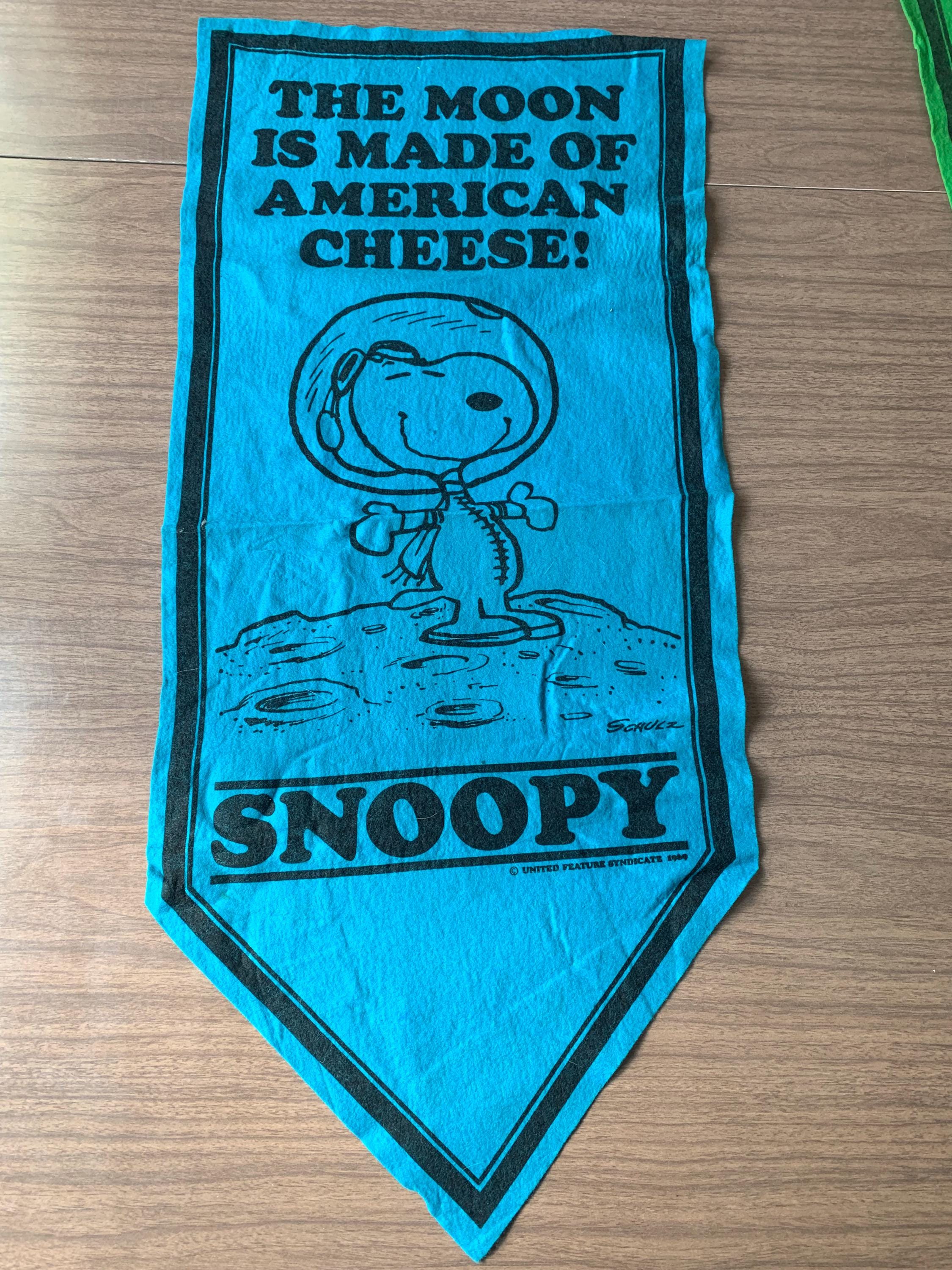 Vintage Peanuts Felt Banner - Etsy