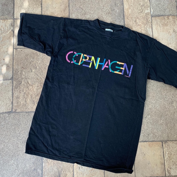 Vintage Copenhagen 1980's Esprit T-Shirt Clothing Medium
