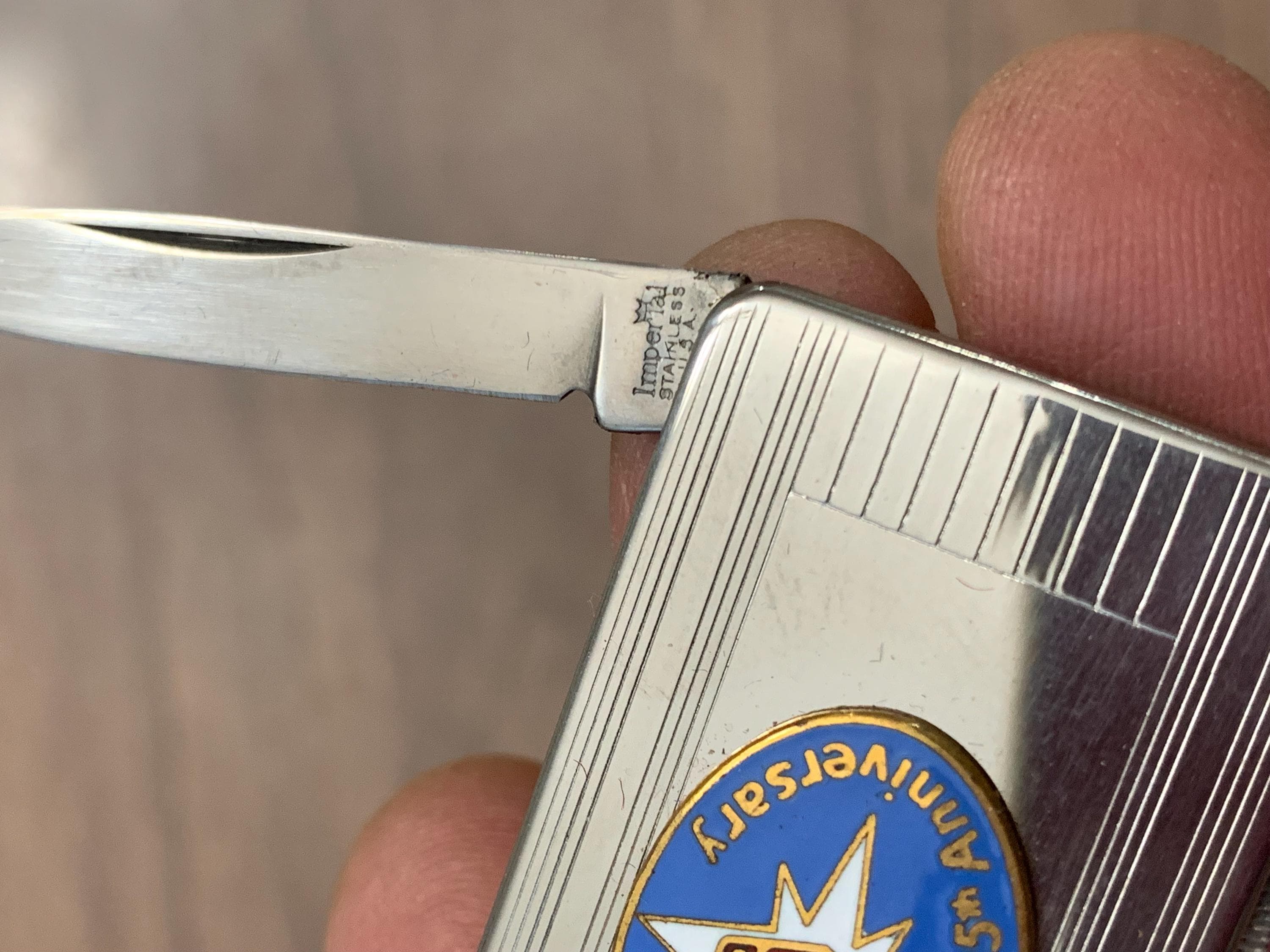 Vintage 1959 Chase Sanborn Coffee 95th Anniversary Money Clip  display picture 1