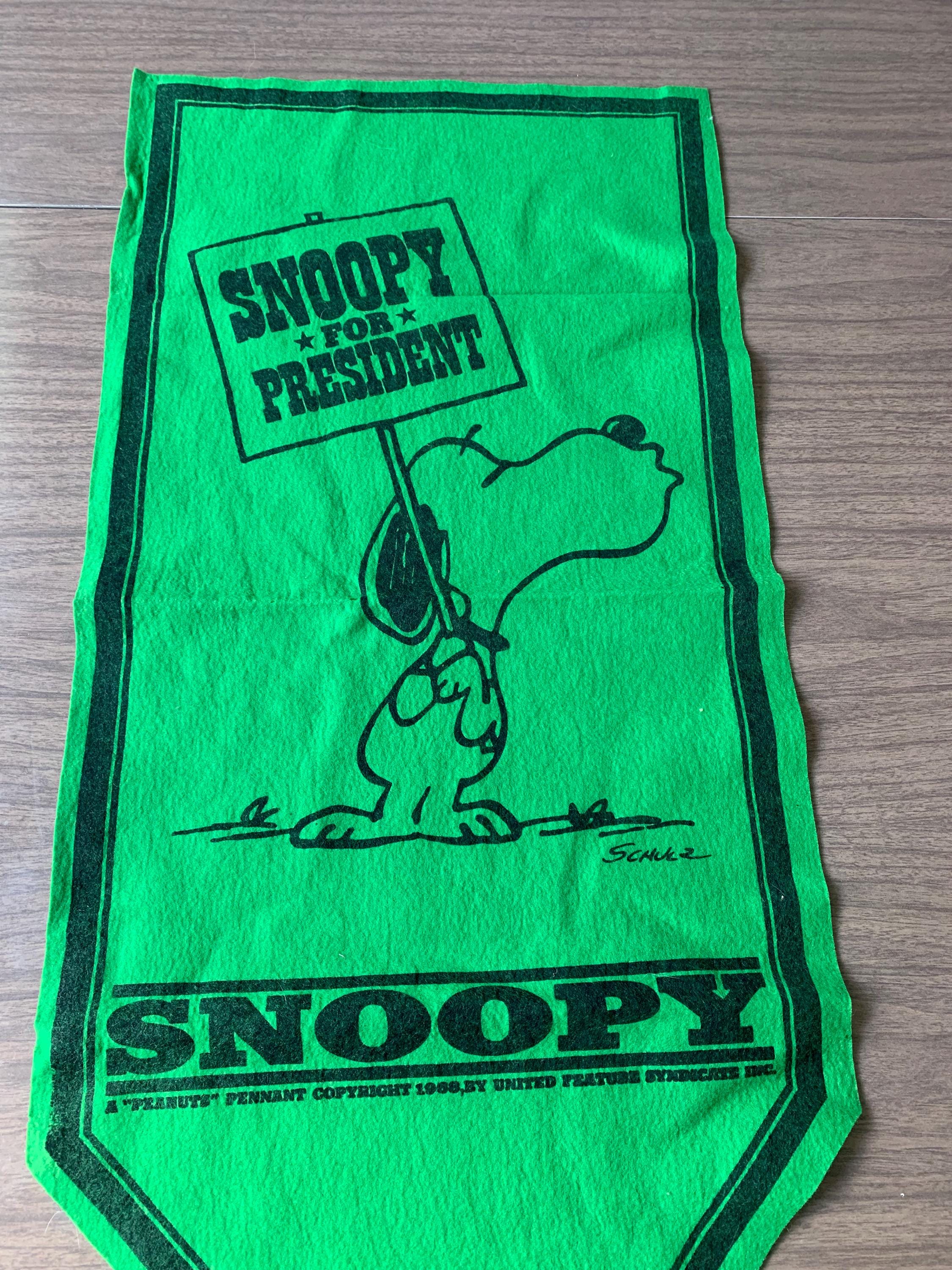 Vintage Peanuts Felt Banner - Etsy