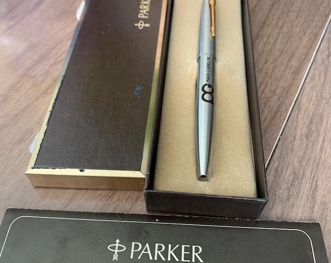 Vintage Parker 45 Cap Actuated Ball Point Pen Advertising in Like New ...