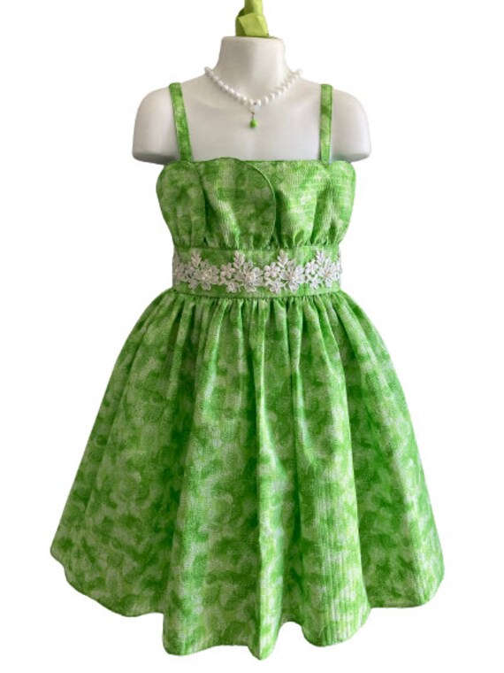green emerald velvet dress Maisie Maxi Dress in blue and green tulip block print main image 1