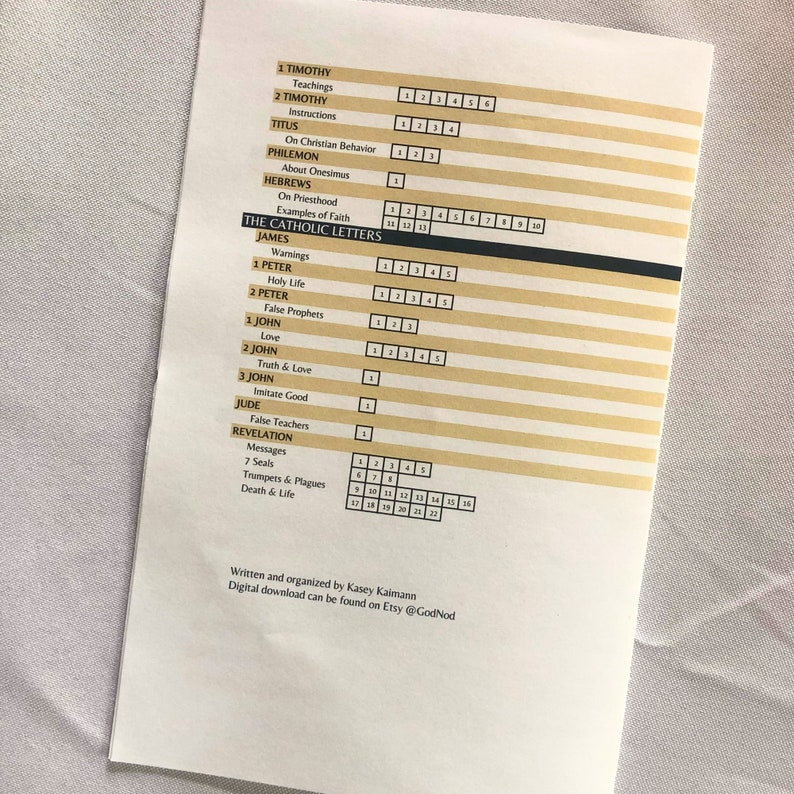Catholic Bible Reading Chart Tracker Etsy
