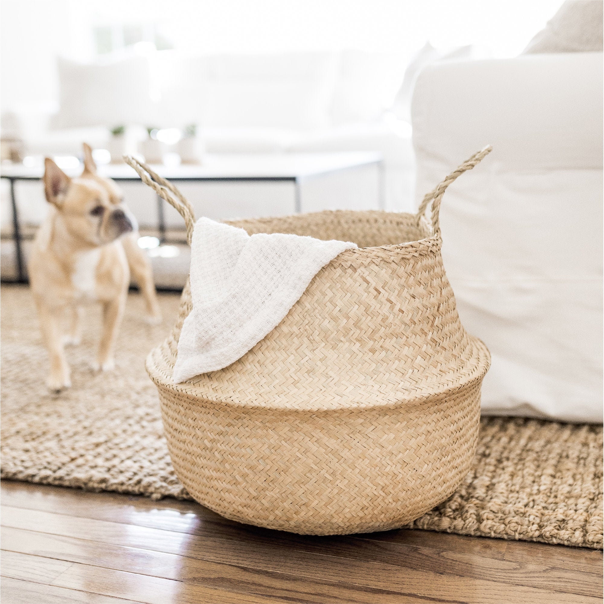 Faux Wood Painting Technique  Wicker Basket - She Holds Dearly