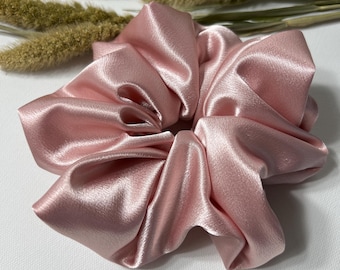 Silky Satin Scrunchie: Large Hair Tie