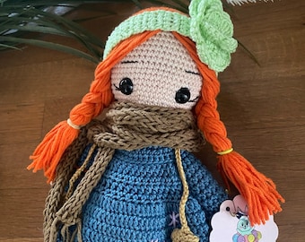 Crochet Doll for Sale, Amigurumi Doll for Sale, Crochet Amigurumi Doll, Princess Doll, Stuffed Doll, Cuddle Doll, Amigurumi Girl, Plush Toys