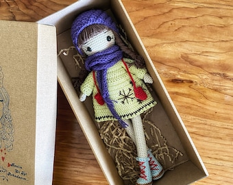 Amigurumi Doll, Amigurumi Snowflake, Handmade Doll, Amigurumi baby,Amigurumi Toys, Handmade Toys,Personalized Doll,Personalized Personalized