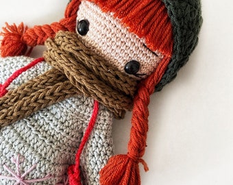 Handmade Gift for kids, Crochet Doll for Sale, Doll for girls, gift for her, Doll with clothes, for daughter, Knit Doll, doll with dress