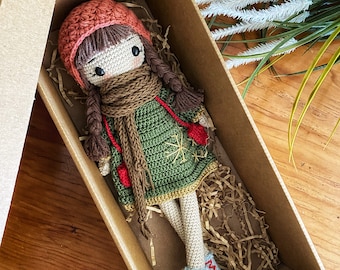 Weekend Sale, Amigurumi Doll, Amigurumi Snowflake, Handmade Doll, Amigurumi baby, Amigurumi Toys, Handmade Toys, Personalized Doll