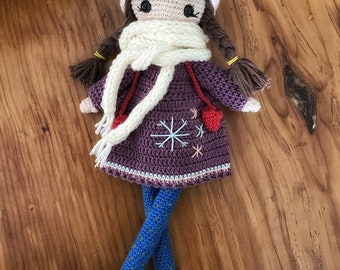 Handmade Gift for kids, Crochet Doll for Sale, Doll for girls, gift for her, Doll with clothes, for daughter, birthday gift, Christmas gift