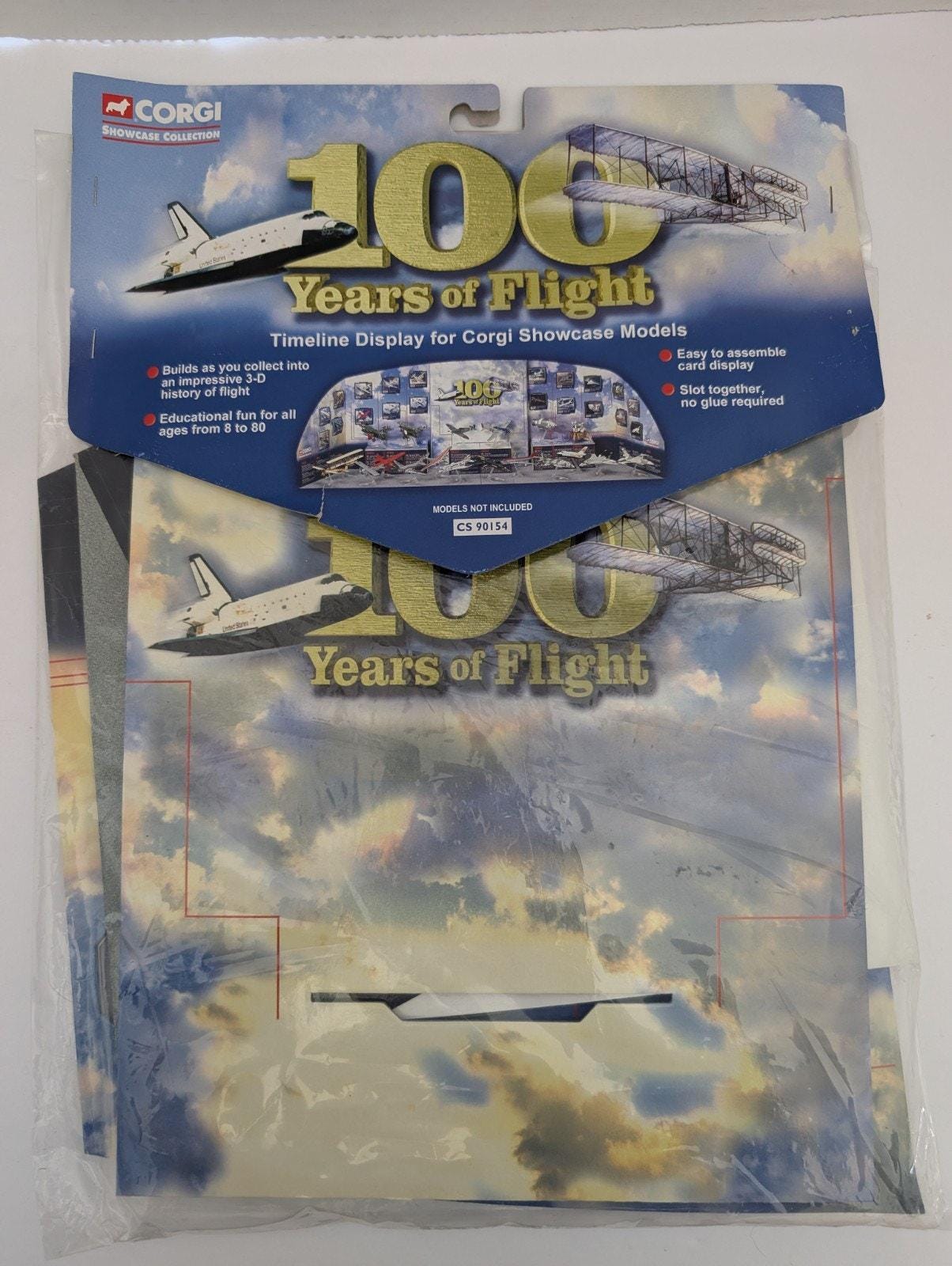 Corgi Showcase 100 Years of Flight Timeline Display CS90154 New