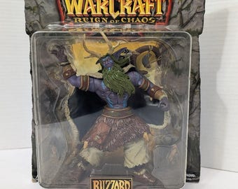 Warcraft 3 Reign Of Chaos Furion Stormrage Nachtelf Blizzard Action Figur NEU