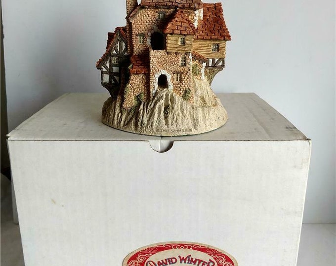 1982 David Winter Cottage the House on Top New in Box - Etsy