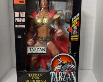 1995 Trendmaster Tarzan Epic Adventures City of Gold Lord Jungle Action Figure