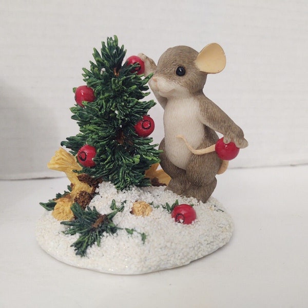 Charming Tails by Fitz And Floyd-A Berry Tiny Tree-Item 98/311