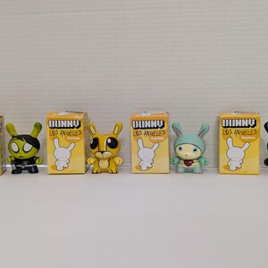 Kidrobot Dunny LA Series Vinyl Figure Lot Joe Ledbetter Tara McPherson 2006