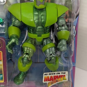 1995 Toy Biz Marvel Iron Man Titanium Man Retractable Blade Action Figures New image 2