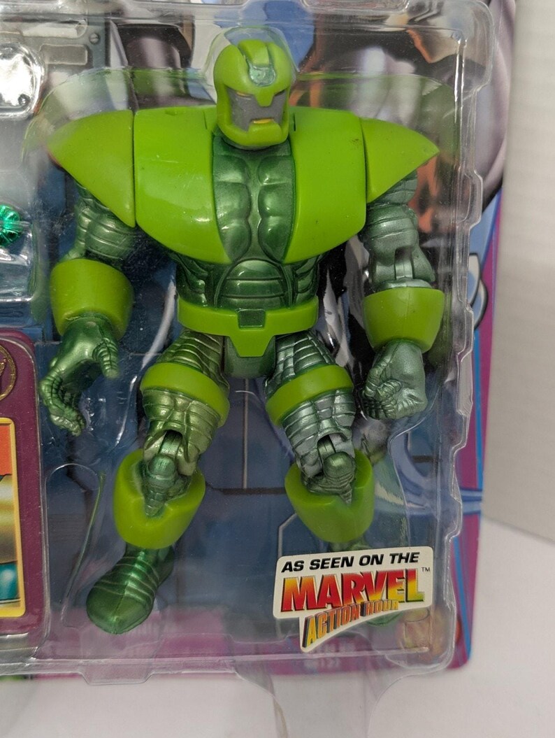 1995 Toy Biz Marvel Iron Man Titanium Man Retractable Blade Action Figures New image 2