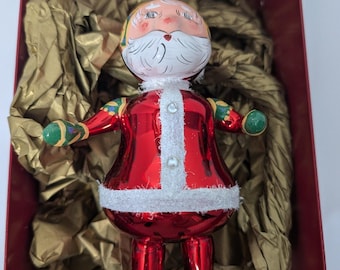 Vintage Waterford Yesteryear Santa Ornament Holiday Heirlooms Limited Edition
