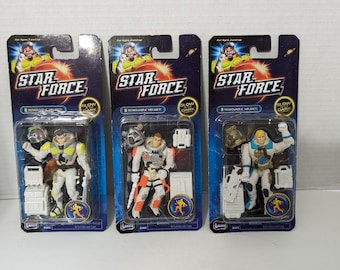 Lot Of Three Vintage 2004 Lanyard Star Force Glow-in-the-dark Men New