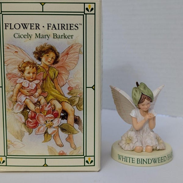Cicely Mary Barker Blumenfeen Weiße Windenfee Figur Boxed 2000