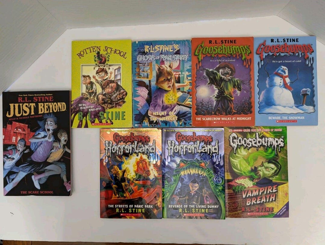 Lot of RL Stine Horrorland Goosebumps Paperbacks - Etsy