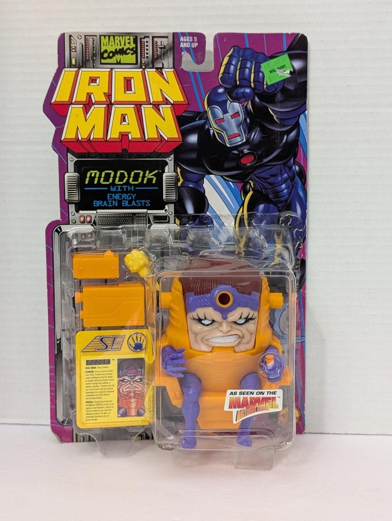 Marvel Comics Iron Man MODOK Vintage Actionfigur 1995 bild 1
