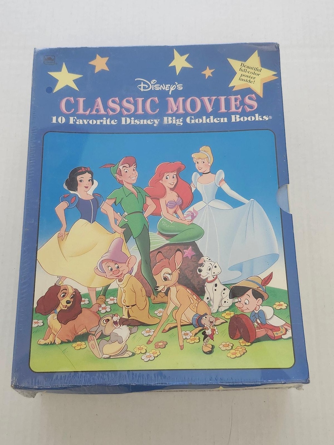 Disney Classic Movies Big Golden Books 10 Book Box Set New Sealed - Etsy