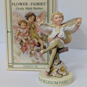 Flower Fairies Figurine Cicely Mary Barker Pear Blossom Fairy