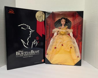 Disney Barbie Collector Doll Beauty and the Beast on Broadway Belle New in Box