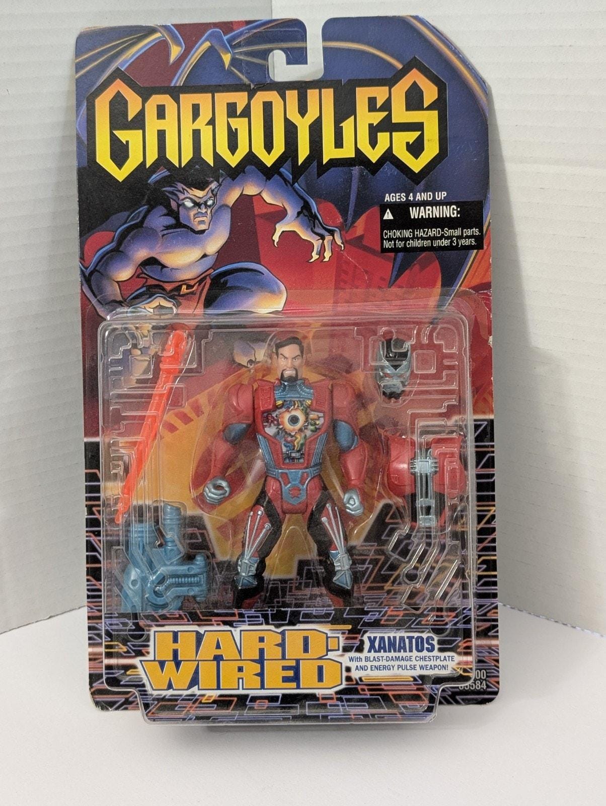 Vintage 1996 Gargoyles Hard Wired Xanatos Action Figure by Kenner