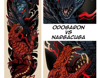 Odogaron VS Nargacuga