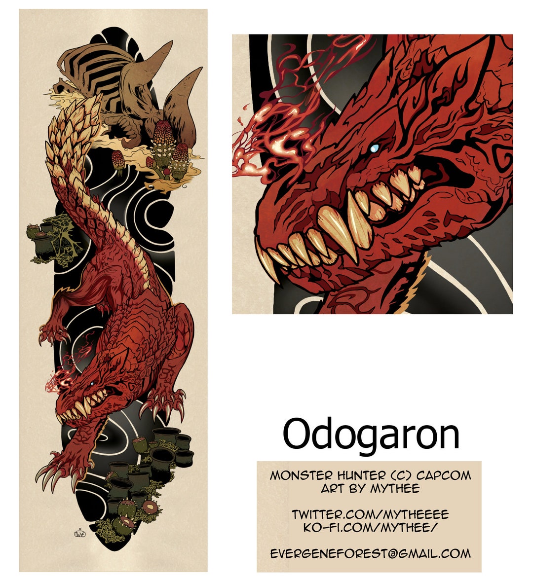 Odogaron in the Rotten Vale Etsy