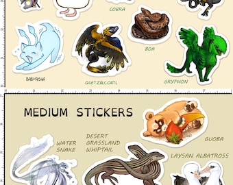 Creature Stickers Galore!