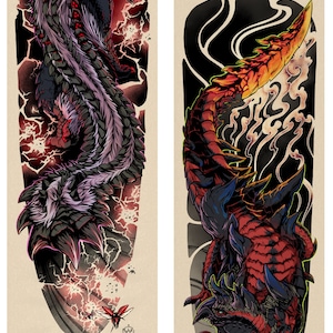 Stygian Zinogre VS Glavenus