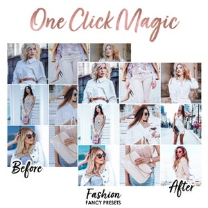 Lightroom Presets FASHION, Lightroom Mobile Presets, Bright Presets