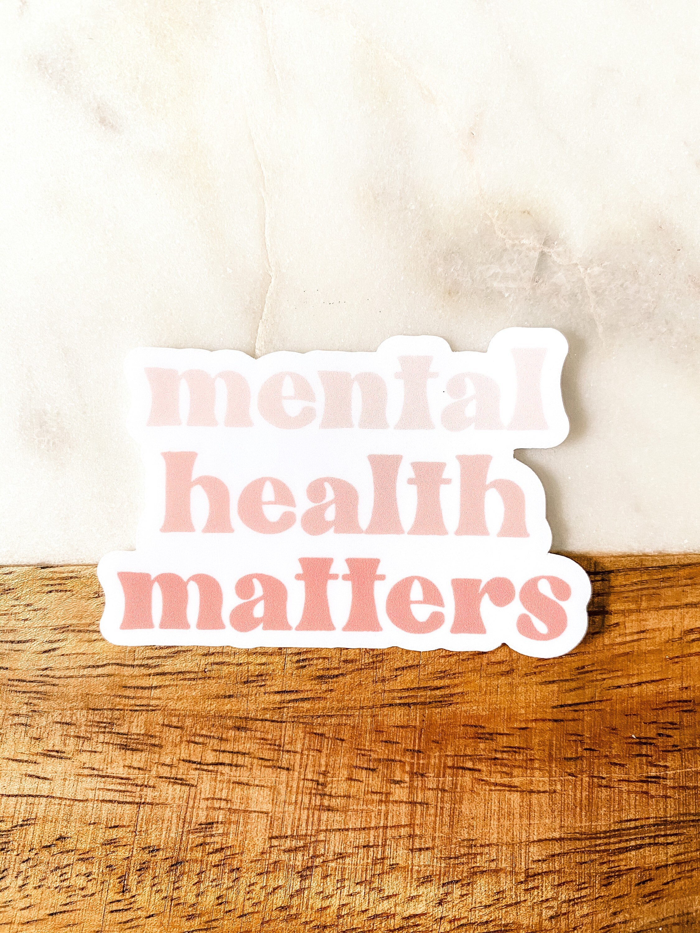 Mental Health Matters Sticker, Mental Health Stickers, Anxiety Stickers ...