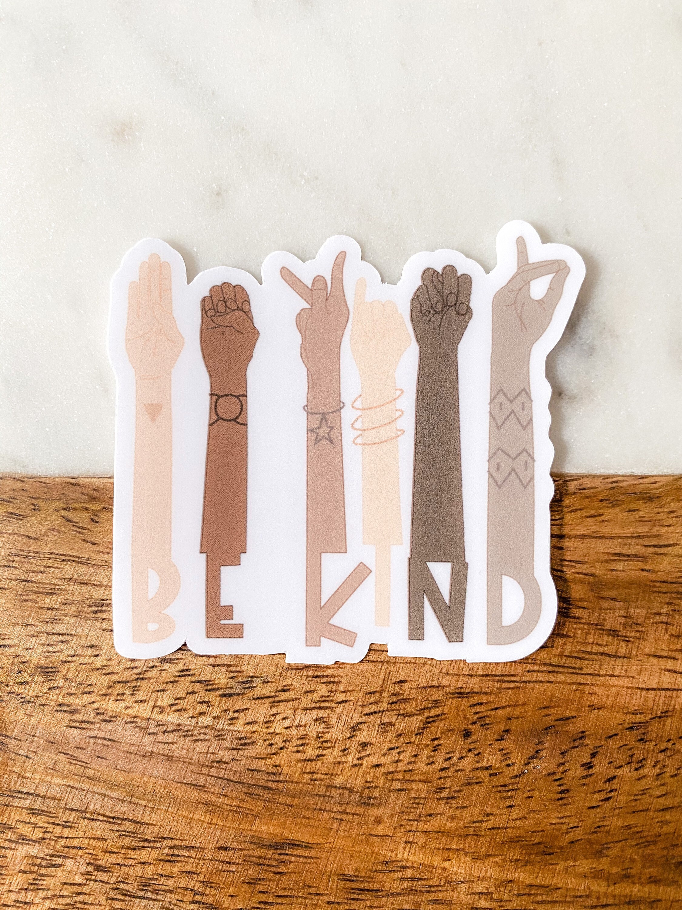 Be Kind ASL Sticker Be Kind Sticker Be Kind Sign Language - Etsy