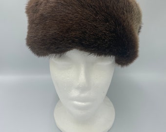 Beaver Pillbox Hat - Etsy display picture 1