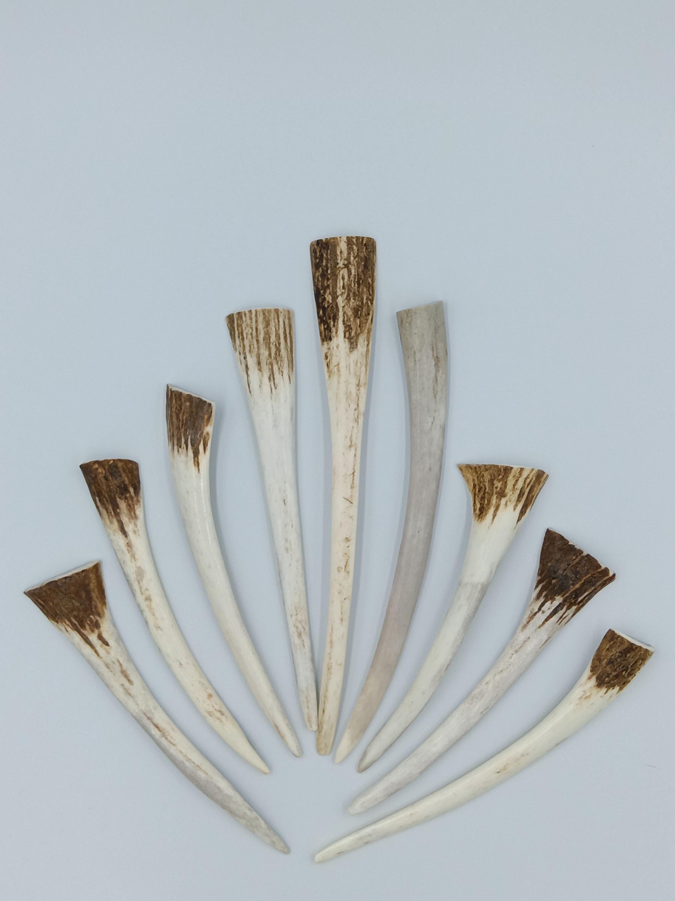 Natural Antler Hair Pins