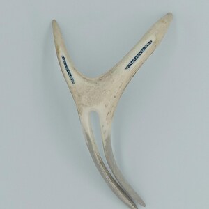Natural Antler Hair Fork With Turquoise Inlay With 2 Prongs Etsy Natural Antler Hair Fork With Turquoise Inlay With 2 Prongs Etsy