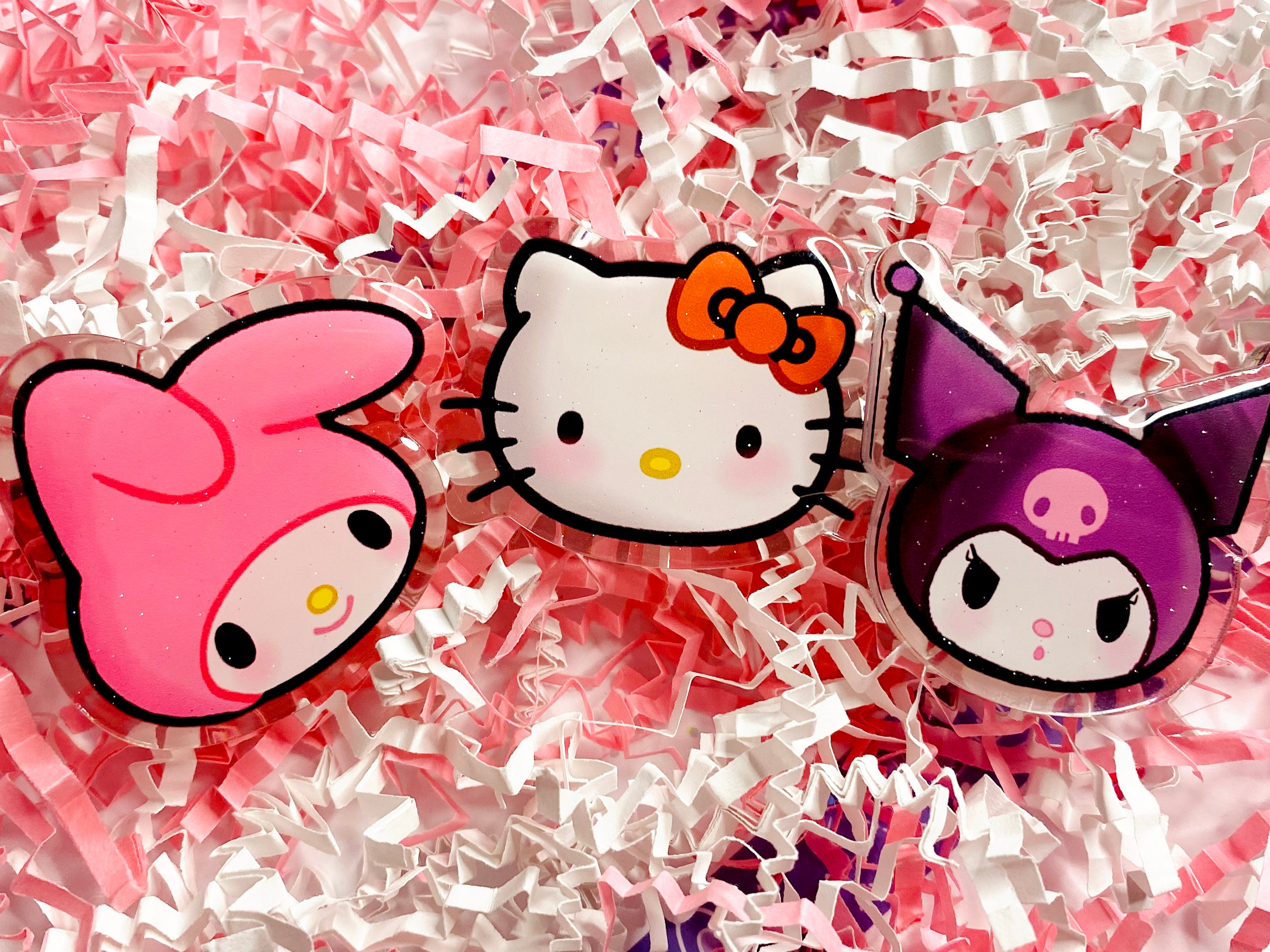 Sanrio Hello Kitty Cute Kit Cat Lapel Pins for Backpacks Brooches