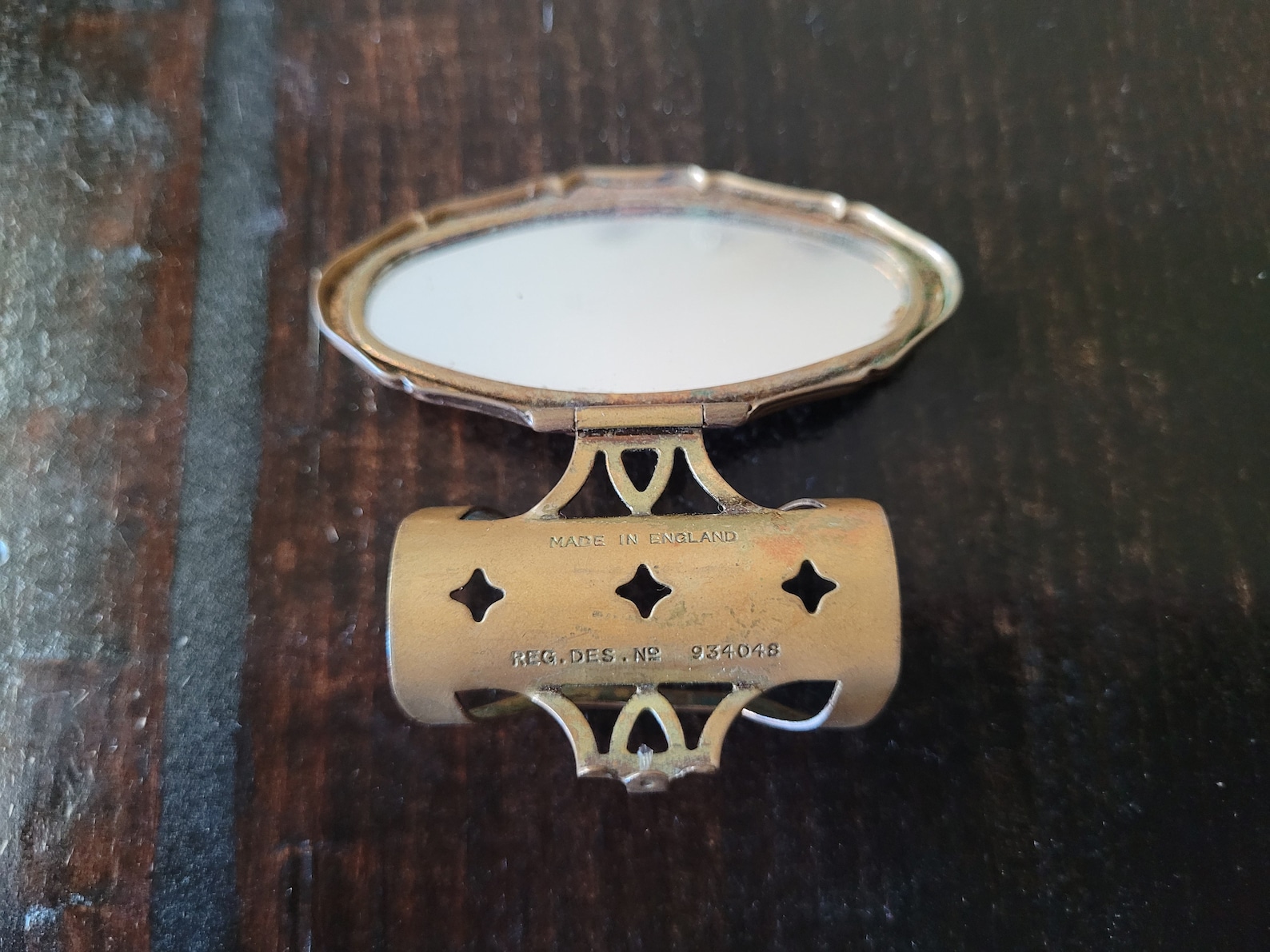 Vintage Antique Lipstick Holder Mirror Ring Etsy