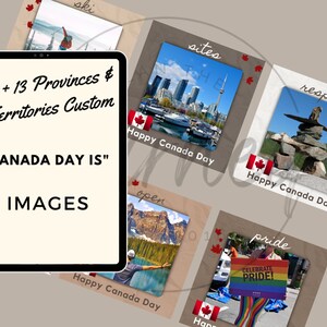 Canada Day Social Media Posts, Creative Instagram Posts, Canva Facebook Templates, Boost Engagement, Digital Download